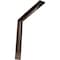 Ekena Millwork Stockport Steel Bracket, Hammered Dark Bronze 2"W x 14"D x 14"H BKTM02X14X14STHDB - alternate 1